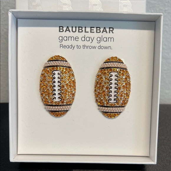 BaubleBar Jewelry - BaubleBar | Game Day Football 🏈 Earrings